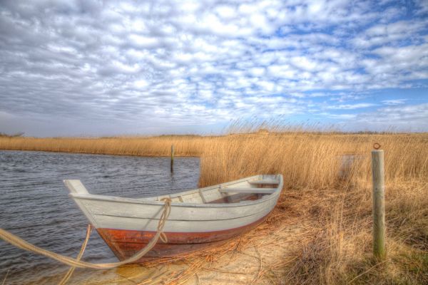 пейзаж,лодка,закат солнца,море,воды,Берег