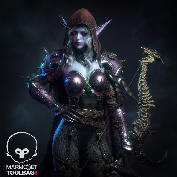 Nhân vật trò chơi điện tử,pointy ears,Sylvanas Windrunner,Cô gái trò chơi điện tử,fanart,Chơi game PC