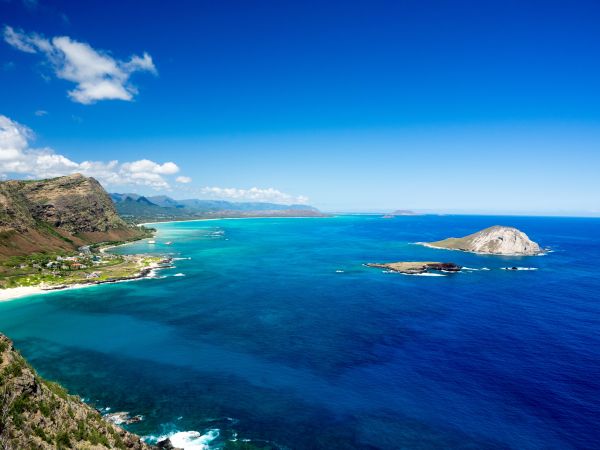 strand,Hawaii,oahu,4608x3456 px,horizon,kust-