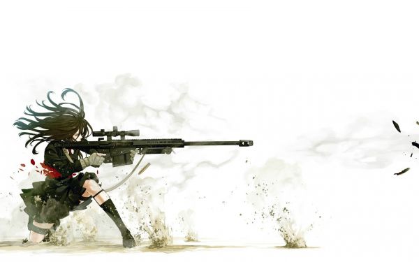 Anime,arma de fogo,arma,soldado