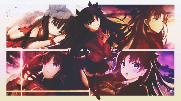 Fate Stay Night,Filles anime,Tohsaka Rin,Fate Stay Night Lame illimitée fonctionne,Série Fate