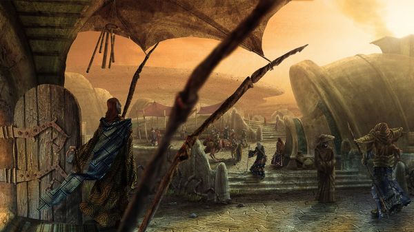 mythology,The Elder Scrolls III Morrowind,screenshot,Ald ruhn,computer wallpaper,pc game