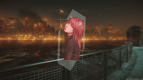 anime,anime girls,Lucy Elfen Lied,Elfen Lied,picture in picture