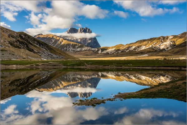 イタリア,反射,自然,風景,パルコ,湖