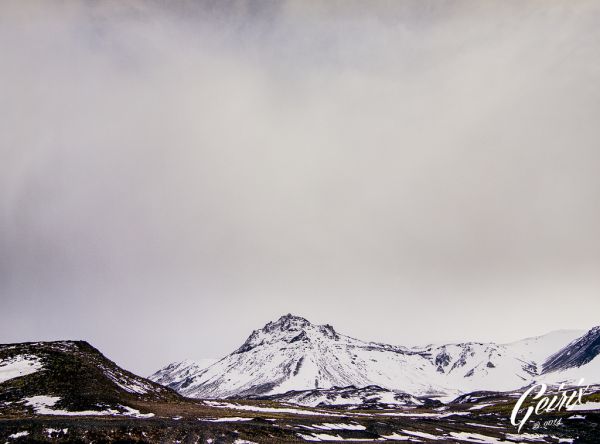 雪, 冬季, 冰岛, 雷克雅未克, 岛, 云