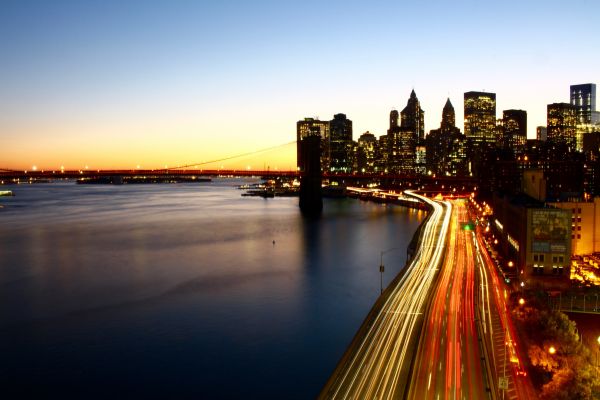 5184x3456 px,Manhattan,Manhattan Bridge,Kota New York,Pecinan,Lightscape