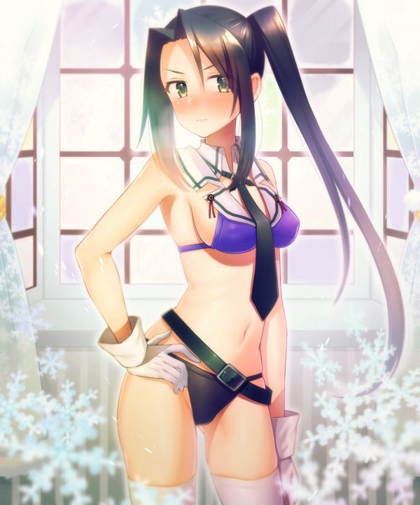 Anime,Filles anime,Collection Kantai,cheveux noirs,bikini,lingerie