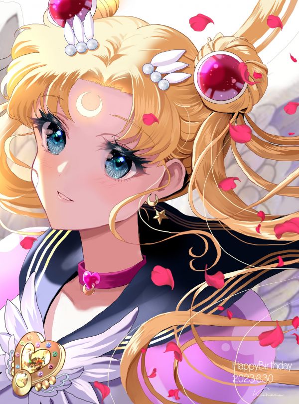 Sailor Moon,anime jenter,portrettvisning,blond,anime,Tsukino Usagi