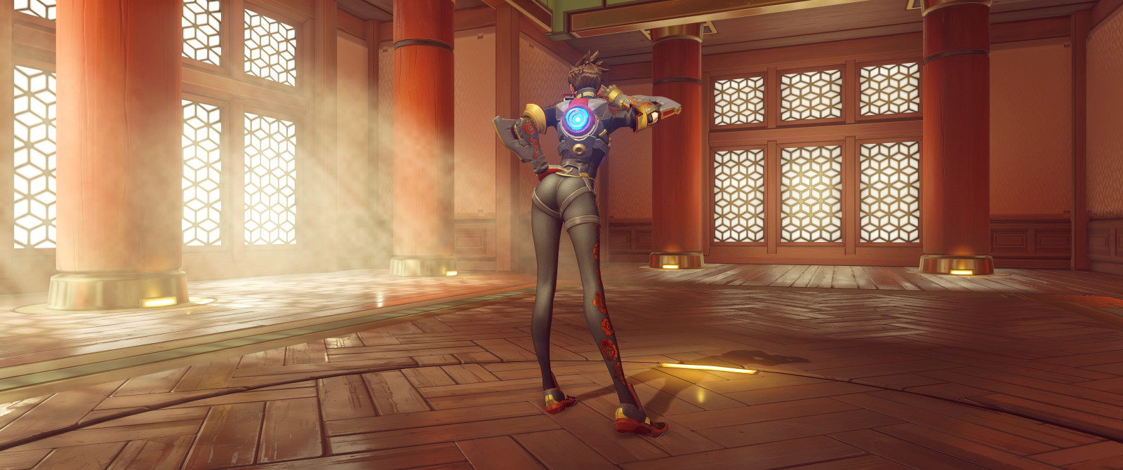 7680x3216 px, Tết nguyên đán, Overwatch, Tracer Overwatch