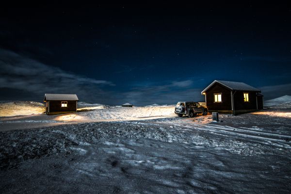 paisaje, noche, naturaleza, cielo, blanco, coche