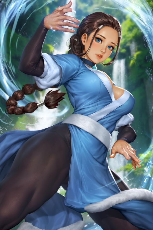 Avatar Last Airbender,Katara,Nickelodeon,opera de arta,desen,fan al artei