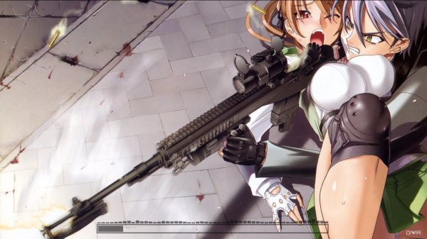 anime,animeflickor,Highschool of the Dead,Miyamoto Rei,Person,Kläder