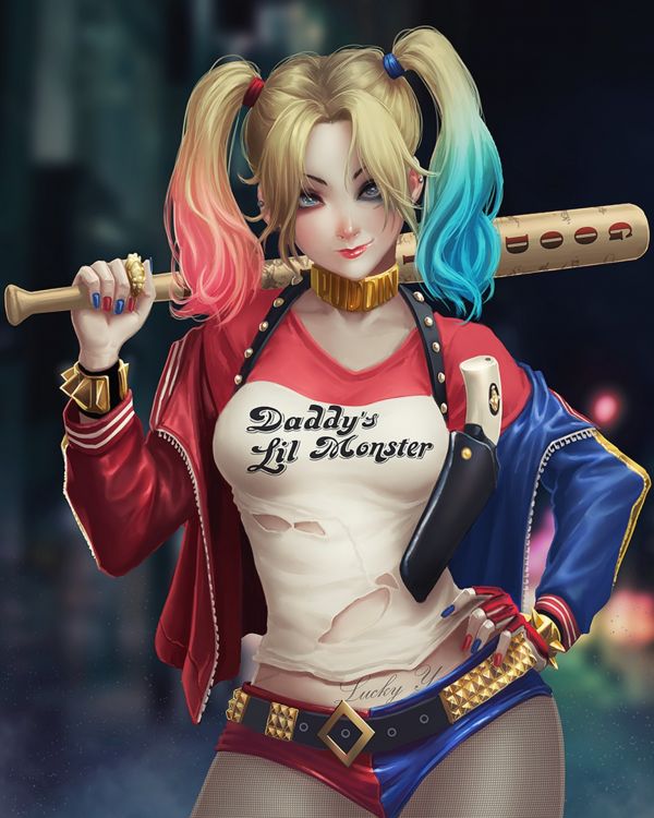 harley Quinn,cosplay,anime,umelecké diela,hračka,Oblečenie