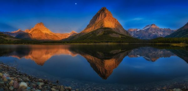 paysage,forêt,le coucher du soleil,Lac,la nature,eau