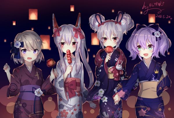 Anime,Meninas anime,Azur Lane,Laffey Azur Lane,Javelin Azur Lane,Ayanami Azur Lane