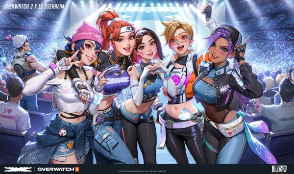 Bản vẽ,Jungmin Jin,Overwatch,Le Sserafim,K pop,ban nhạc