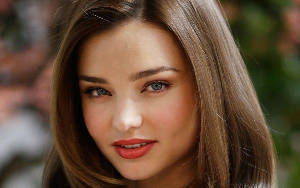 tvář,makeup,Miranda Kerr,modré oči,zblízka,usměj se