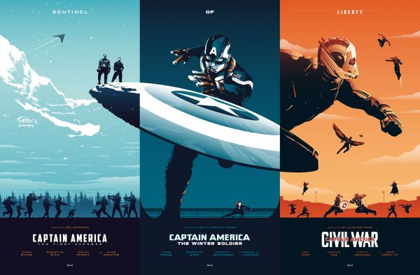 Kapitán Amerika,Captain America občanská válka,Captain America The First Avenger,Captain America The Winter Soldier,filmy,filmový plakát