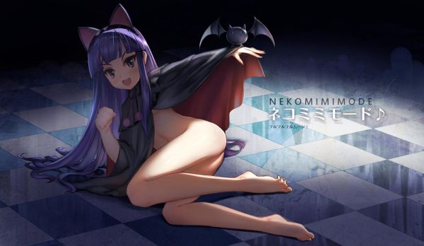 anime girls,Hazuki,Tsukuyomi Moon Phase,observerZ,nekomimi