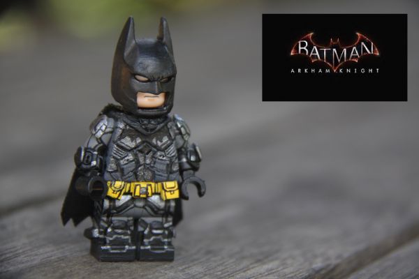 Bat-man,rytíř,minifig,Zvyk,Arkham