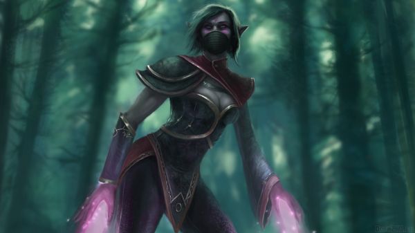 Dota 2,Templar Assassin,Lanaya,SANAT,Ekran görüntüsü,Bilgisayarın duvar kağıdı