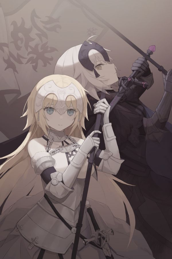 anime, animeflickor, ödet Series, ödet Apokryferna, Ödet Grand Order, Jeanne d Arc Fate