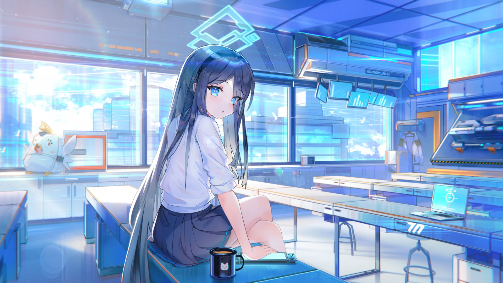 blue archive, Anime girls, Anime