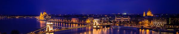 jembatan,Budapest,5670x1080 px,biru,perahu,bangunan