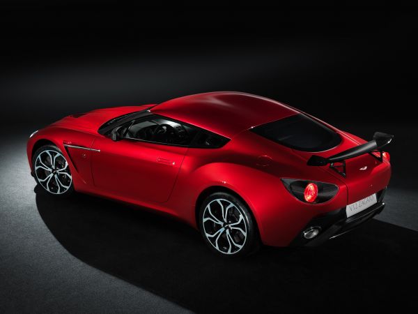 Aston Martin,v12,Zagato,2012,röd,sidovy