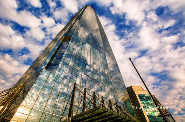 wolken,Chili,Santiago,gebouw,wolkenkrabber,hoog