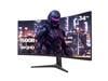 CRUA 34Inch Ultrawide Gaming Monitor, WQHD(3440*1440P)144Hz/165Hz Curved Monitor,1500R, 99% sRGB, Computer Monitor That Support AMD Freesync, HDMI 2.1 & Displayport 1.4,Wall Mountable Installs-Black