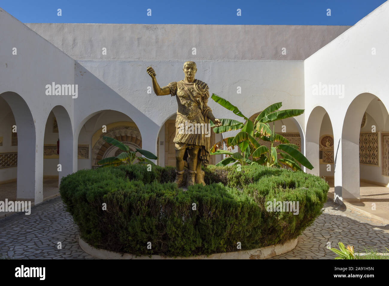 Roman museum of El Jem on Tunisia Stock Photo