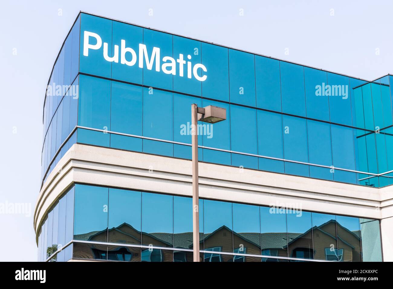 September 15, 2020 Redwood City / CA / USA - Pubmatic headquarters in Silicon Valley; PubMatic develops and implements online advertising software and Stock Photo