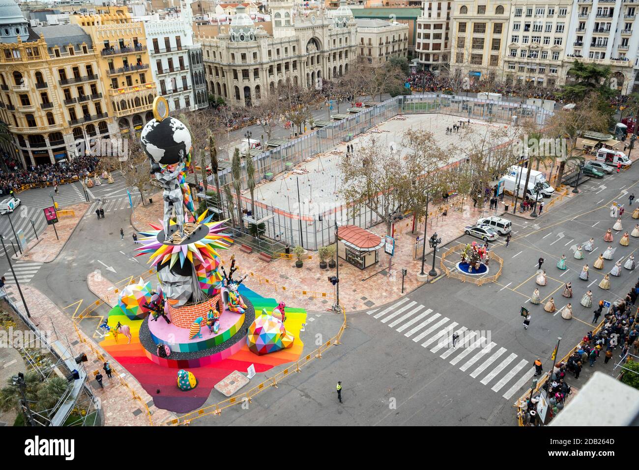 Fallas Valencia Stock Photo