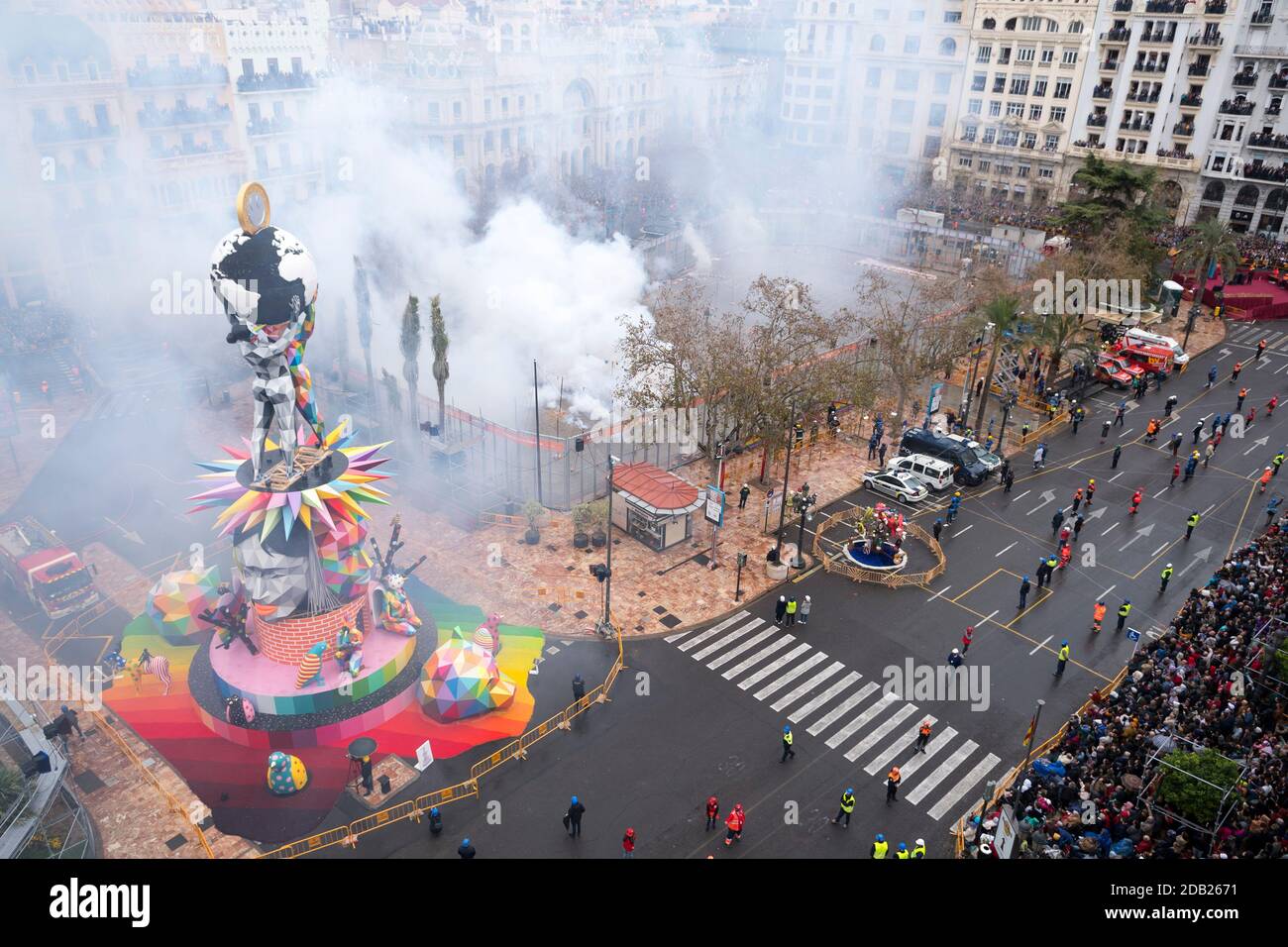 Fallas Valencia Stock Photo