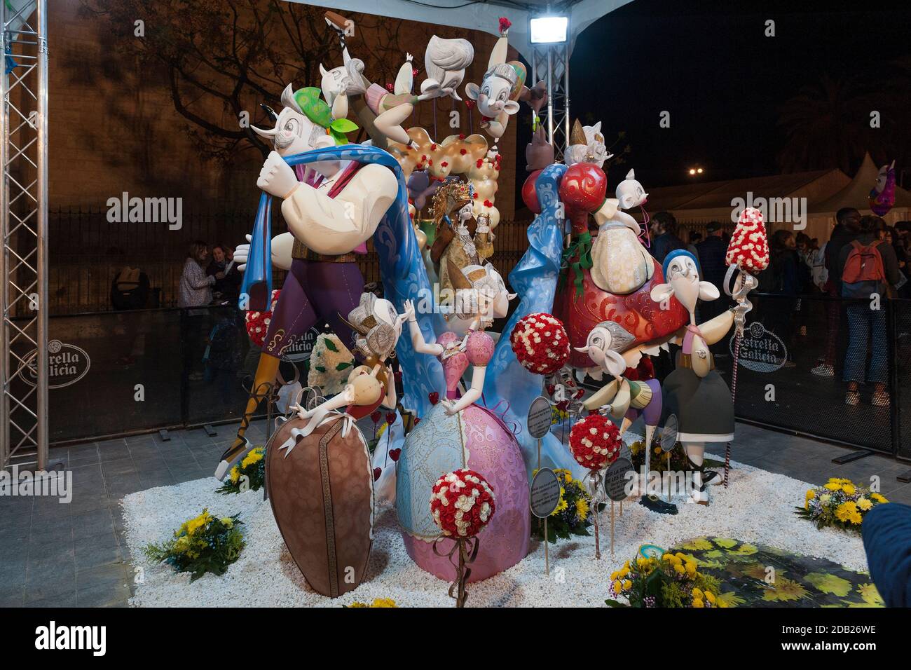 Fallas Valencia Stock Photo