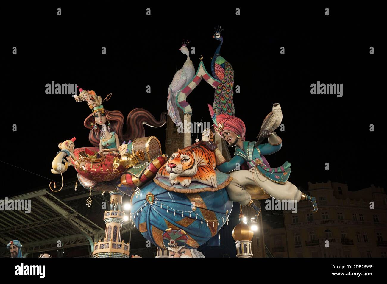 Fallas Valencia Stock Photo