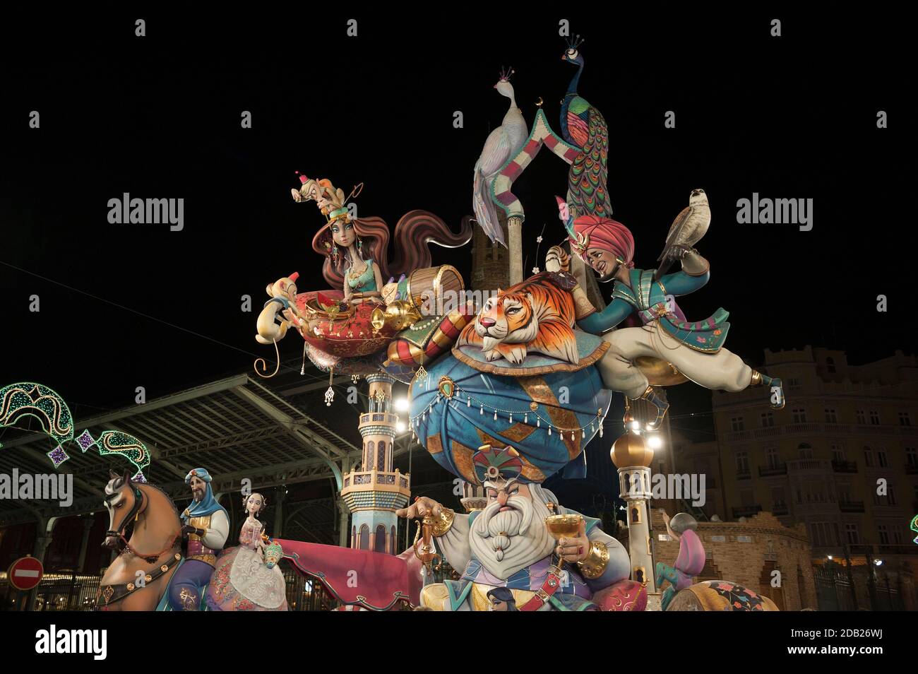 Fallas Valencia Stock Photo