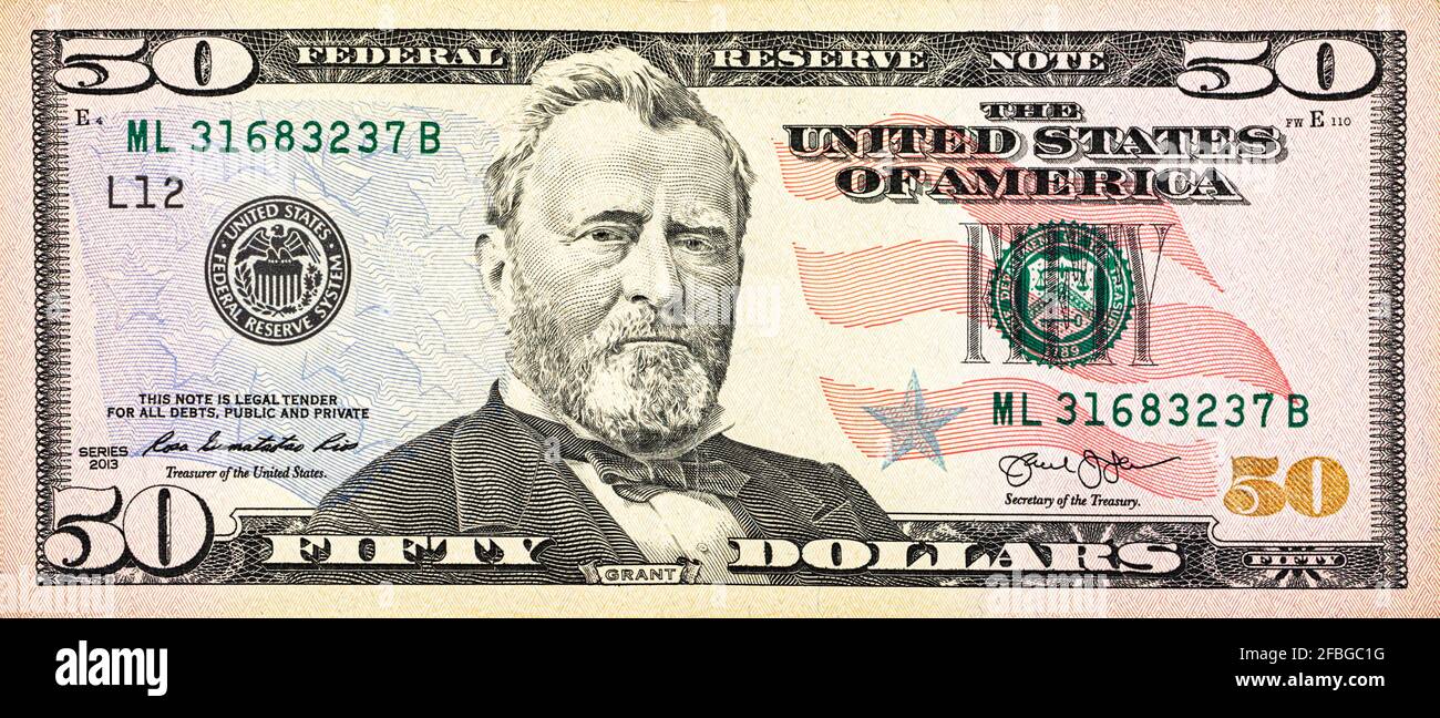 50 Dollar Bill High Resolution