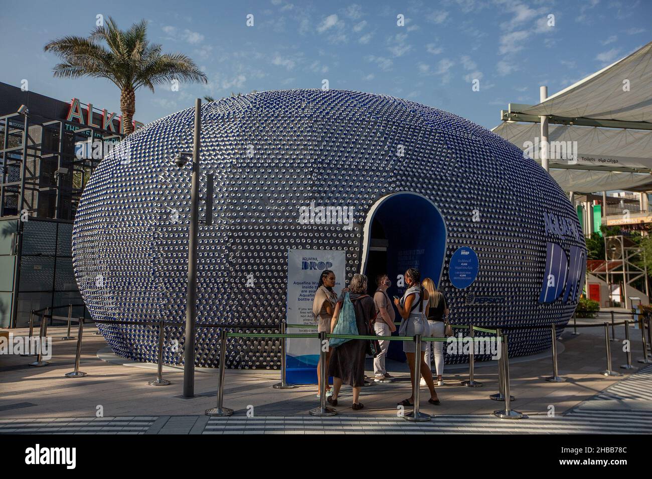 Dubai, UAE. 16th Dec, 2021. EXPO 2020 DUBAI 16 December 2021, Aquafina Drop Expo Road, Dubai South Jebel Ali, Dubai, United Arab Emirates, Phil Duncan Credit: Every Second Media/Alamy Live News Stock Photo