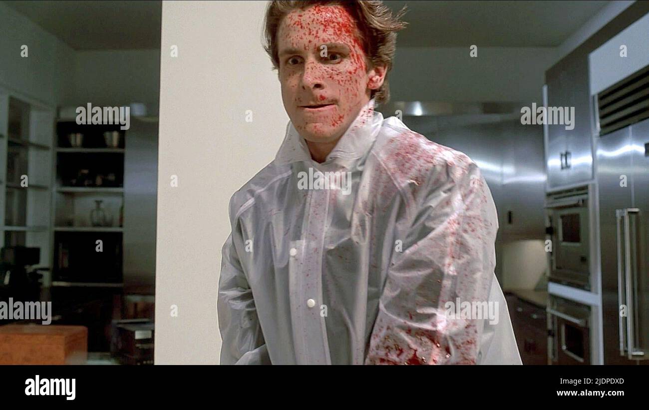 CHRISTIAN BALE, AMERICAN PSYCHO, 2000 Stock Photo