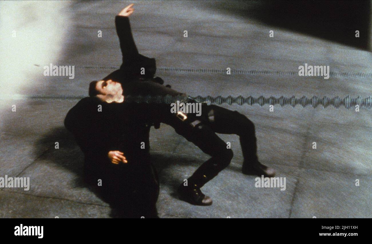 KEANU REEVES, THE MATRIX, 1999 Stock Photo