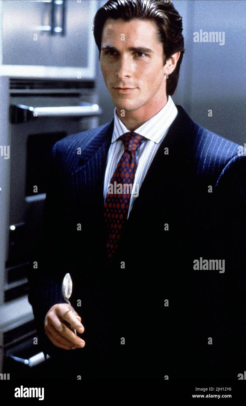 CHRISTIAN BALE, AMERICAN PSYCHO, 2000 Stock Photo