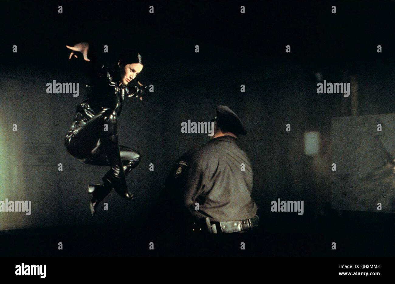 CARRIE-ANNE MOSS, THE MATRIX, 1999 Stock Photo