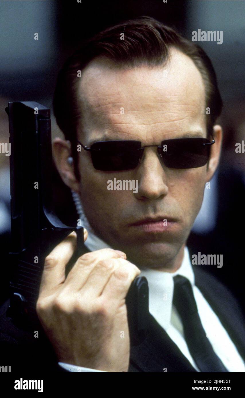 HUGO WEAVING, THE MATRIX, 1999 Stock Photo