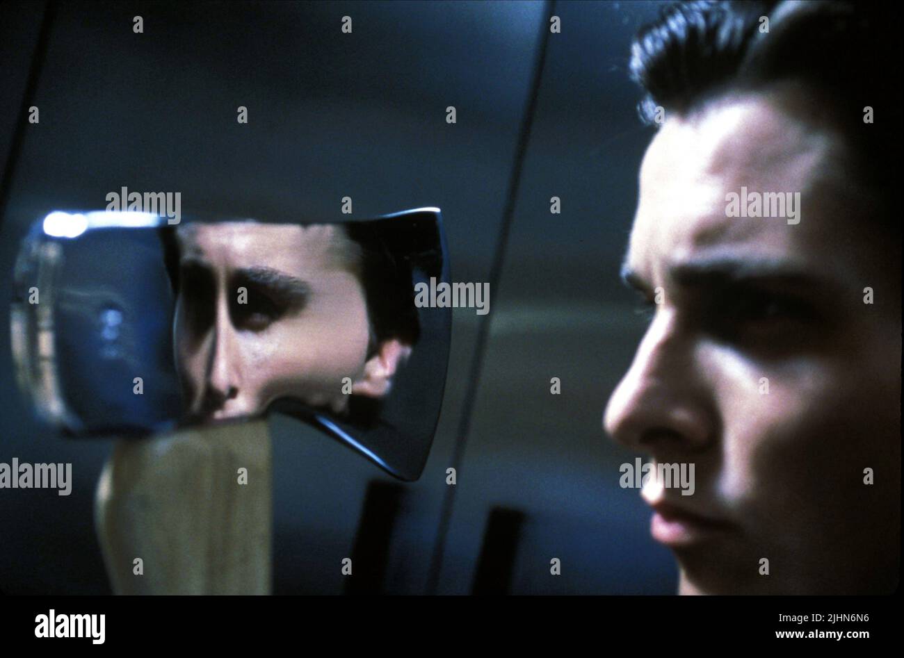 CHRISTIAN BALE, AMERICAN PSYCHO, 2000 Stock Photo