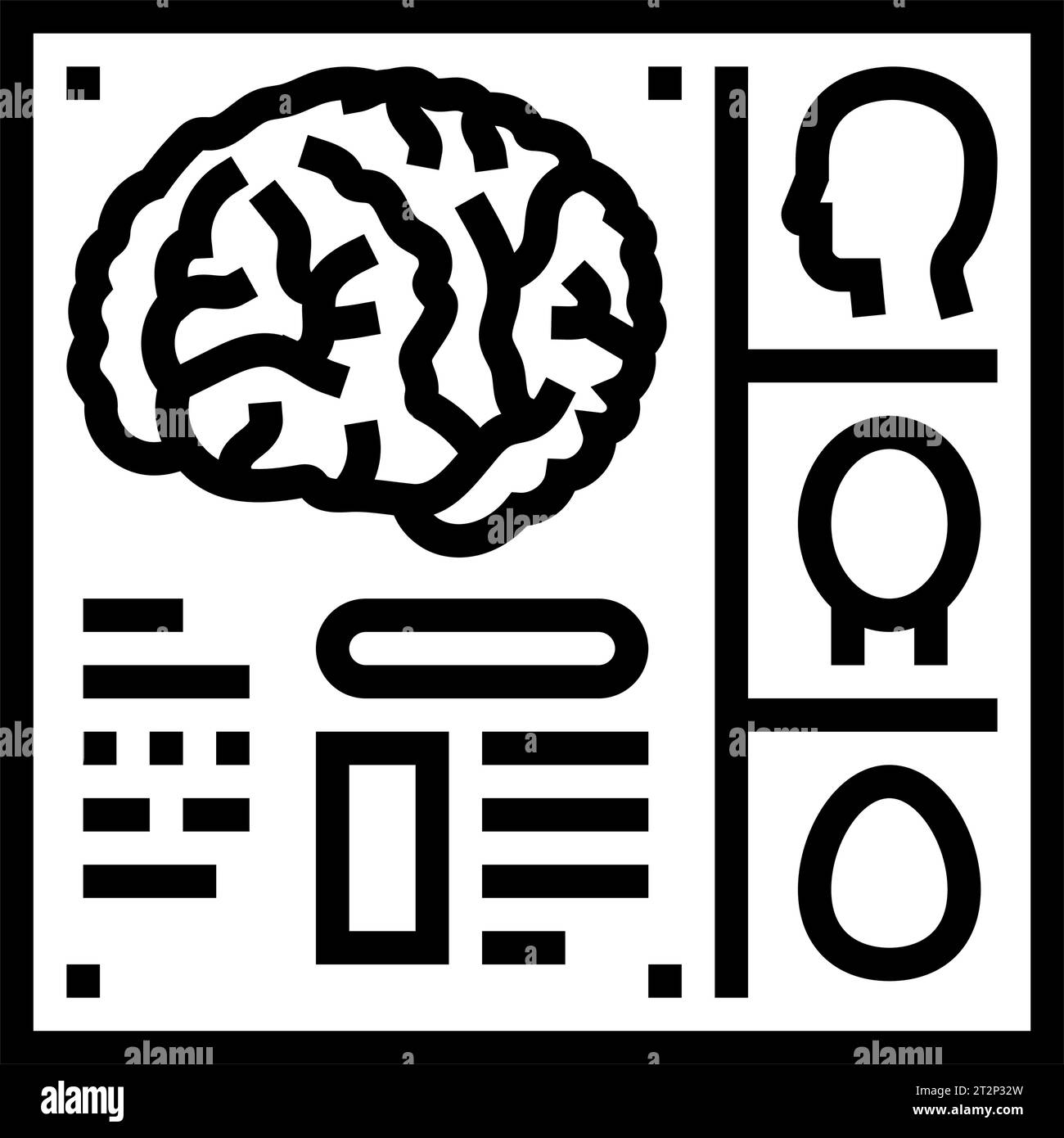 brain examination neurologist line icon vector illustration Stock ...