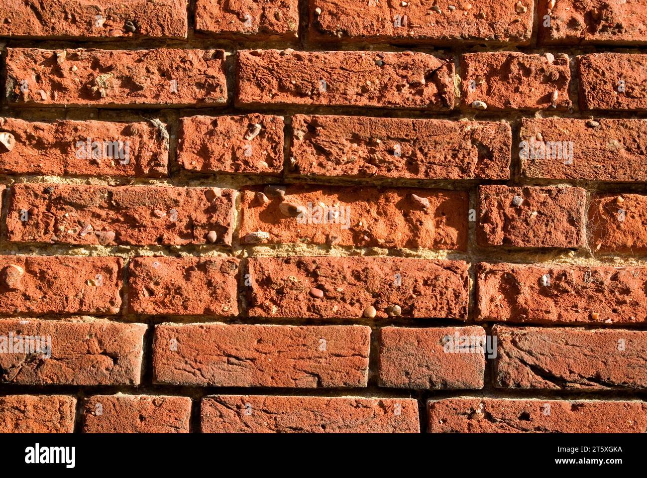 Spalled Brickwork Stock Photo