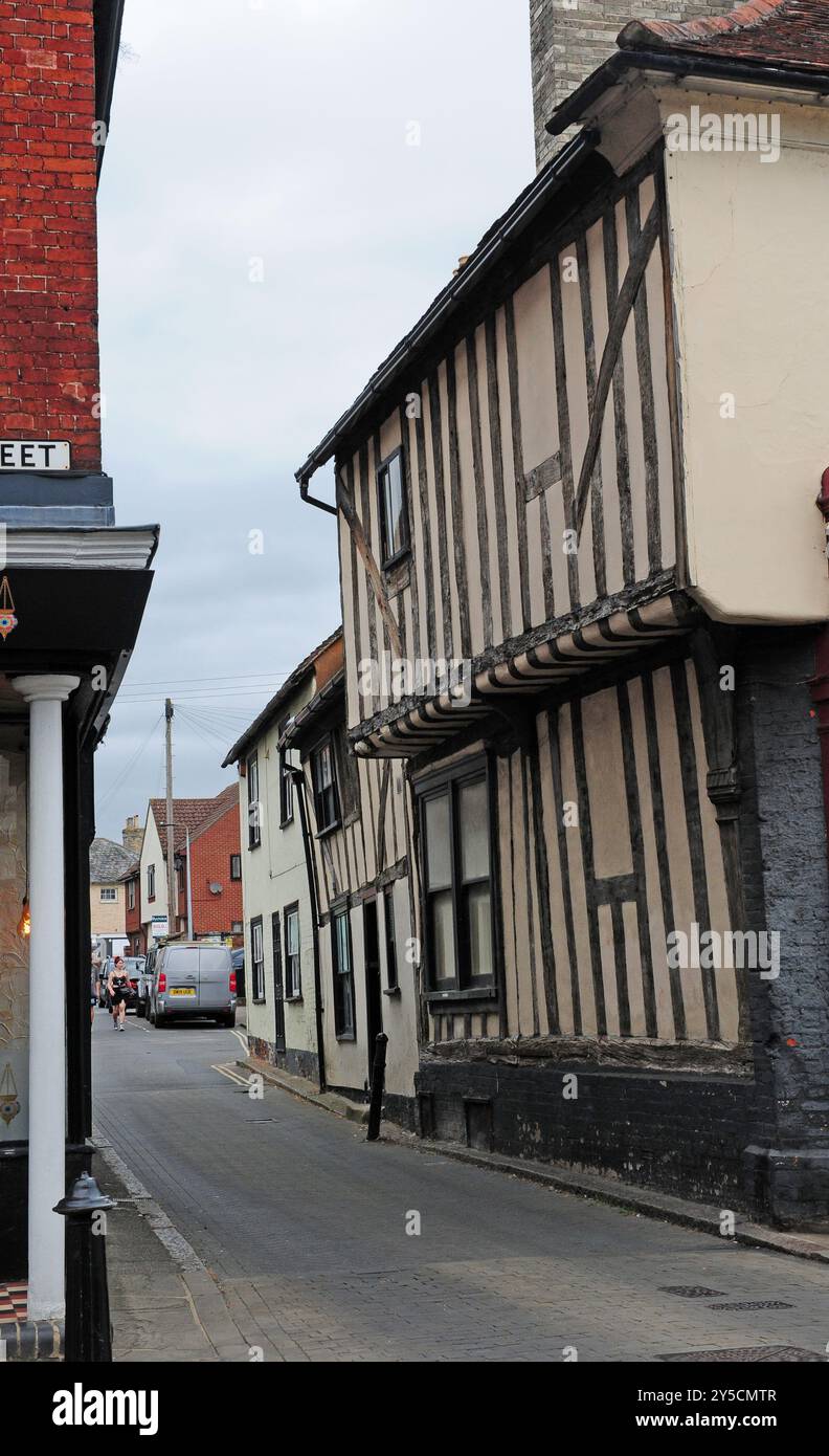 Old buildings, Sudbury. Stock Photo