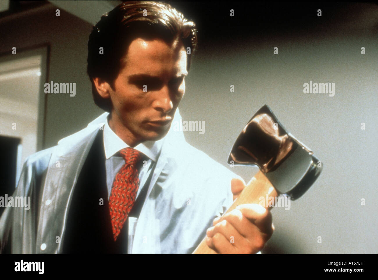 American Psycho Year 2000 Director Mary Harron Christian Bale Stock Photo